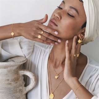 Ananda Soul - Inner Knowing - Ring - Labradorite - White Topaz - Gold